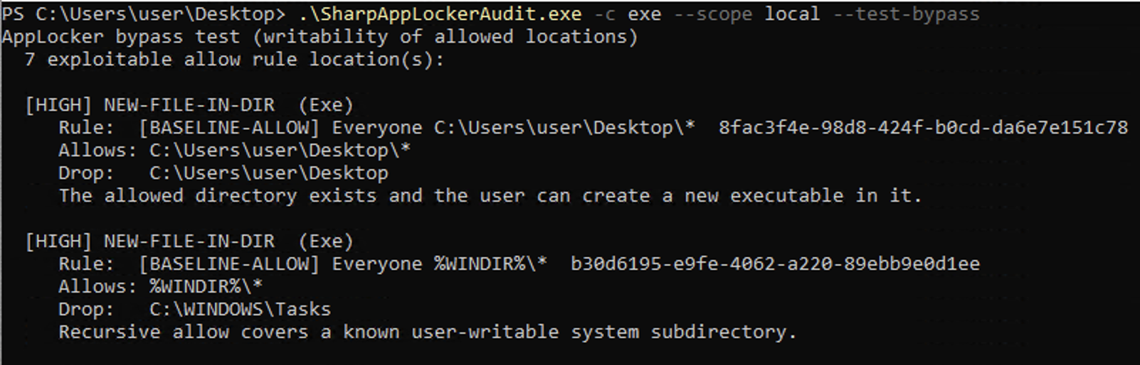 Bypass Examples